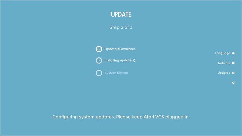 Atari VCS OS Updates